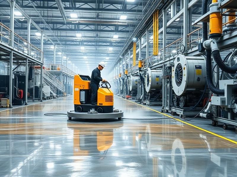 Factory Floor Cleaning